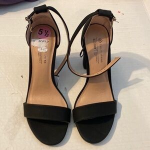 Call It Spring Stangarone Black Heels